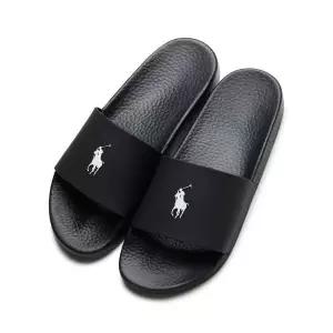 [폴로 랄프 로렌]POLO RALPH LAUREN 시그니처 포니 슬라이드 - 블랙 MAPSFTW0B020073-001 896906