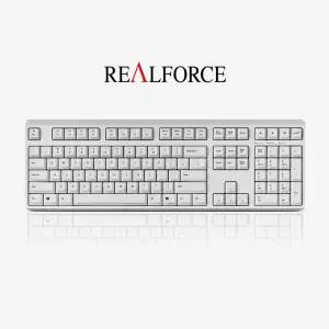 국내정발 리얼포스 R4BT APC 화이트 유/무선 토프레 무접점 풀사이즈 키보드