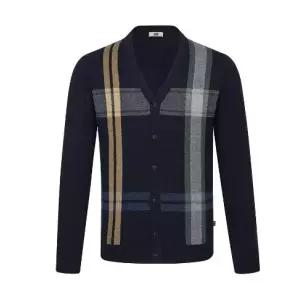 [롯데백화점]닥스 울100 빅체크 가디건 DLW1SWCD101-N1