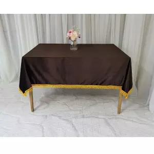 [이지커머스]벨벳테이블보 벨벳식탁보 행사테이블보 230cmx150cm 행사용테이블보 식탁보 테이블보 졸업식