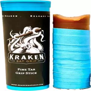 크라켄 배트 그립 배팅 파인 타르 스틱 강화제 야구 및 기타 스포츠 장비 베이비 블루 원 사이즈