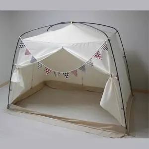 돔형식 사각 바닥없는 침대 난방 텐트 싱글/퀸/킹 실내용 가정용 거실