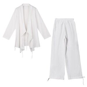 샤크팡 상하의세트 승려복 상하의 요가복 전통 수련 명상복 루즈핏