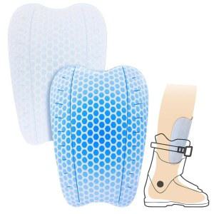 Shupakul 스키 가드 젤 패드 2개, 15.2 x 10.2cm(6 4인치) 스노우보드 정강이 패드, 재사용 가능한 보호대 부츠 라이너용, 압력 감소