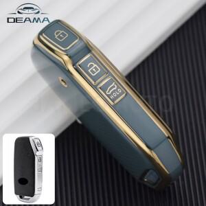 기아 K3 KX7 K5 Sportage 카니발 Mpv 스마트 원격 키 커버 K8 3 버튼 TPU 자동차 케이스 쉘 액세서리