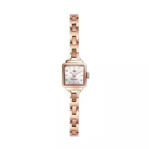 [신세계라이브쇼핑]로즈몽 RS74-05 하이브리드 티 로즈 스퀘어 여성 메탈 손목 시계