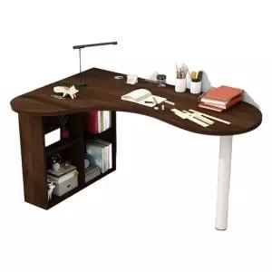 라운드 컴퓨터책상 1인용 코너 모던 테이블 책상