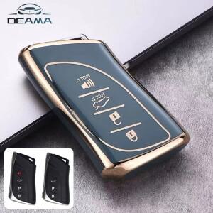 34 버튼 TPU 자동차 키 케이스 커버 Fob 쉘 Lexus UX ES UX200 ES200 보호대