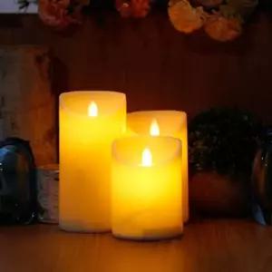 촛불 흔들리는 전자 캔들 웨딩 카페 레스토랑 긴 큰 양초 건전지 무드등