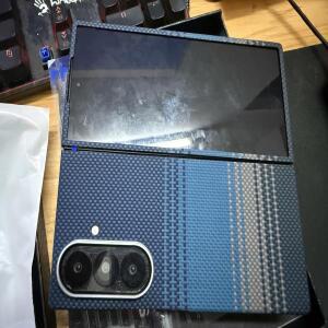 삼성 갤럭시 Z 폴드 7 6 5 4용 맥세이프 마그네틱 카본 케이스 카본 커버 아라미드