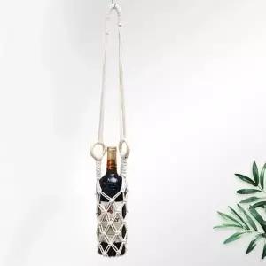 유러피안와인파우치 케이스 포장백 샴페인캐리어 술병보틀백 아이보리 (WFKHZA7)