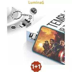 1+1 SD카드 리더기 미니 휴대용 마이크로 5핀 C타입 키링 고리 OTG