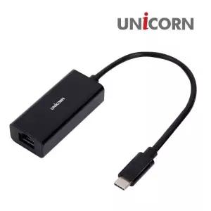 고품질 유니콘 USB3.2 Gen1 C타입 1Gbps USB 기가유선랜카드 TLAN-1200C (WFKK00P)