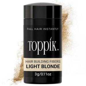 토픽 헤어 빌딩 섬유 연한 금발 0.11온스로 가늘거나 가늘어지는 모발을 채우고 즉시 두껍고 풀러 룩 남성과 여성을 위한 9가지 색조 케라틴 단백질 포뮬러