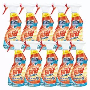 헨켈 브레프 Bref 파워 - 욕실용 스프레이 500mlx10개 / 화장실 물때 비누때 찌