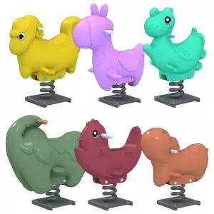 놀이터 흔들말 캠핑장 동물 팬션 카페 야외용 어린이집 펜션