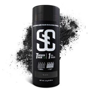 가늘어지는 모발을 위한 소본케어 헤어 섬유 눈에 띄지 않고 자연스러운 대머리를 검은 모발 빌딩 모발에도움를 숨기고 여성과 남성을 위해 미세 파우더 헤어를 즉각적으로 더 두껍게 채웁니다 28g