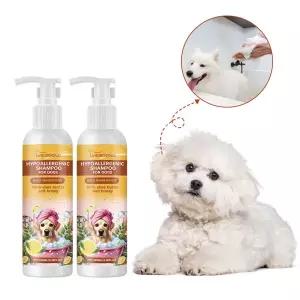 개 고양이 샴푸 향수 목욕 워시 헤어 소프트 가려운 피부 완화 진드기 제거 자연 보습 애완 동물 샤워 젤