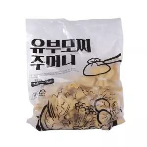 블루투야 수입식품 찹쌀이 료품 함유된 자재 쫄깃한 재료 그로서리 냉동 유부모찌주머니 1kg