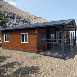 40피트 고급 이동식 주택 확장형 컨테이너 하우스 사무실 사용에 적합한 휴대용 라이프스타일 제공