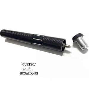 9인치 조절 가능 유연한 탄소 섬유 당구 큐 연장 익스텐더  프레데터 포이즌 페리 큐텍 메즈 퓨리 큐리에에