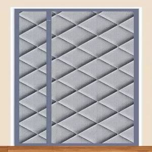 깔깔이방풍비닐 외풍차단 현관문 보온커튼 누빔 방풍비닐 바람막이 커튼 베란다 깔깔이