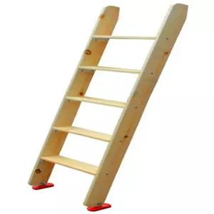 이층침대 나무 사다리 원목 일자 분리형 프레임 난간 숙소 발판 기숙사 액세서리 벙커 가구