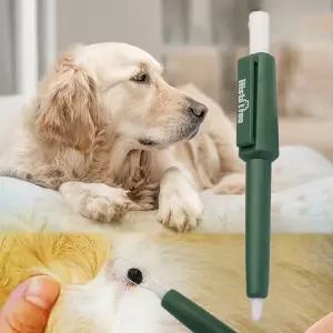 휴대용 방수 애완동물 진드기 제거 펜 내구성 있는 원클릭 가족용 벼룩 제거 고양이 개 진드기 도구 개 미