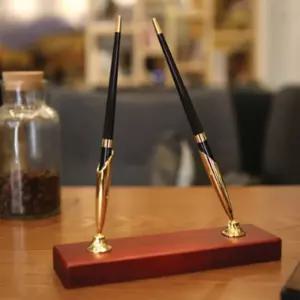 원목 펜거치대 펜꽂이 만년필거치대 나무펜꽂이