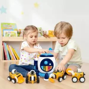 우주 놀이세트 우주선 탐사정 중장비 푸쉬 자동차 멜로디 우주놀이 미니카 사운드 (5종)