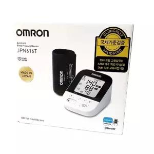 오므론 혈압계 JPN616T 일본산 /휴대용/블루투스기능 /건전지포함