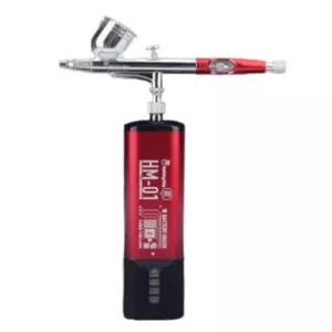 충전식 콤프 경량 휴대용 hm-01 전원 블랙 레드 스프레이 에어공기펌프