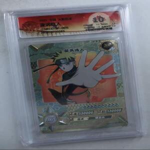 나루토 카드 SP-001S 프리스틴 등급 정품 컬렉션 장난감 선물