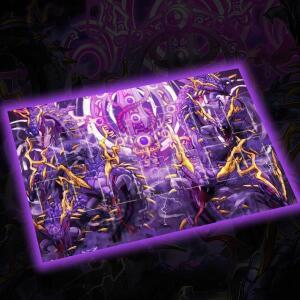 600X350X2mm DIY 유희왕! 아메노무라쿠모노미츠루기 카드 배틀 매트 싱글 플레이어 게임 듀얼