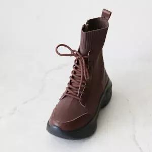 [롯데백화점]원더슈즈 천연소가죽 볼타 컴포트 쿠션 미끄럼방지 키높이 스니커즈 6CM B-7873