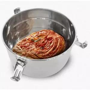 김치통 스텐 밀폐용기 냉장고 원형 김치통 16L 대형