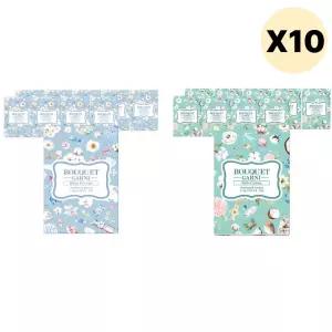 부케가르니 파우더 코튼 향 옷장방향제 S 20개 X10 BNA