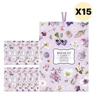 부케가르니 화이트머스크 옷장방향제 M 8개입 X15SET BNA