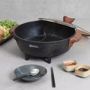 도무스 전기 냄비 샤브샤브 전골 두칸 반반 32cm  BNA