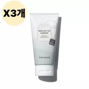 더샘 힐링티 가든 보습 생기 클렌징 폼 화이트티 X3개 BNS