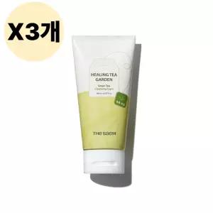 더샘 힐링티 가든 녹차 보습 클렌징 폼 그린티 X3개 BNS
