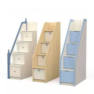 방 이층침대 수납장 난간 30cm 계단 복층 원목 색 서랍 자연풍