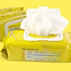 병원 요양원 환자용 두꺼운 엠보물티슈 100개(80매)