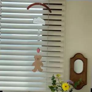 인테리어모빌 테디베어썬캐쳐 테디베어 인테리어 썬캐쳐 벽장식 아크릴 모빌