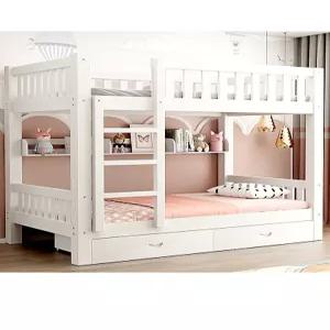 2층침대 기숙사 나무 원목 단단한 간이 계단 복층 성인용 평상