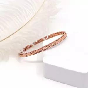 14k 마름모 컷팅 볼륨 뱅글 팔찌 OPGDB491