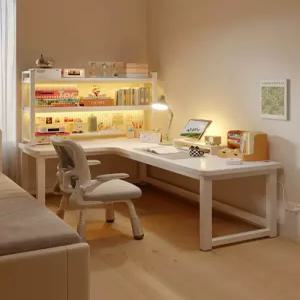 레버딜 ㄱ자책상 모서리 공부방책상 코너책상 코너형