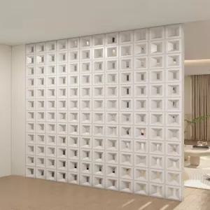 큐블럭 디자인벽돌 경량 파티션 구멍 600 플라스틱 벽인테리어