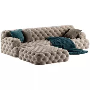 코르틱 이탈리아 모던 체스터필드 풀 스타일소파 대기실쇼파SP3 인테리어