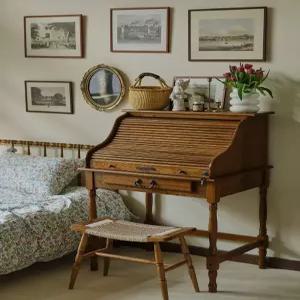 테이블 피아노책상 북유럽 서랍 엔틱 수납 복도 장식